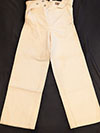 Rare Adolf Hitler School white cotton drill trousers
